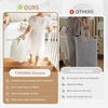 image:imageSTORAGE MANIAC 2Pack Large Laundry Hamper 100L 264 Gal Collapsible Laundry Basket with Bamboo Handles Freestanding Waterproof Clothes Hamper for Laundry Room Bedroom Dorm Towels BlackWhite