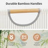 image:imageSTORAGE MANIAC 2Pack Large Laundry Hamper 100L 264 Gal Collapsible Laundry Basket with Bamboo Handles Freestanding Waterproof Clothes Hamper for Laundry Room Bedroom Dorm Towels BlackStripe