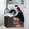 image:imageSTORAGE MANIAC 2Pack Large Laundry Hamper 100L 264 Gal Collapsible Laundry Basket with Bamboo Handles Freestanding Waterproof Clothes Hamper for Laundry Room Bedroom Dorm Towels BlackBlack