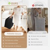 image:imageSTORAGE MANIAC 2Pack Large Laundry Hamper 100L 264 Gal Collapsible Laundry Basket with Bamboo Handles Freestanding Waterproof Clothes Hamper for Laundry Room Bedroom Dorm Towels BlackBlack