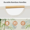 image:imageSTORAGE MANIAC 2Pack Large Laundry Hamper 100L 264 Gal Collapsible Laundry Basket with Bamboo Handles Freestanding Waterproof Clothes Hamper for Laundry Room Bedroom Dorm Towels BlackWhite