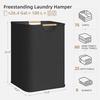 image:imageSTORAGE MANIAC 2Pack Large Laundry Hamper 100L 264 Gal Collapsible Laundry Basket with Bamboo Handles Freestanding Waterproof Clothes Hamper for Laundry Room Bedroom Dorm Towels BlackBlack