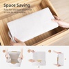 image:imageSTORAGE MANIAC 2Pack Large Laundry Hamper 100L 264 Gal Collapsible Laundry Basket with Bamboo Handles Freestanding Waterproof Clothes Hamper for Laundry Room Bedroom Dorm Towels BlackWhite