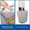 image:imageSTORAGE MANIAC 3 Section Laundry Sorter 356 Gal 135 L Laundry Hamper Cart with Heavy Duty Rolling Lockable Wheels and Removable Bags Clothes Organizer Basket Separator Hamper GrayGray