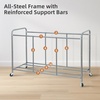image:imageSTORAGE MANIAC 3 Section Laundry Sorter 356 Gal 135 L Laundry Hamper Cart with Heavy Duty Rolling Lockable Wheels and Removable Bags Clothes Organizer Basket Separator Hamper GrayBeige