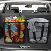 image:imageSTORAGE MANIAC Collapsible Laundry Basket 169 Gal Large Popup Laundry Hamper with Long Carry Handles SpaceSaving Foldable Clothes Hamper with Bottom Elastic Band Travel Laundry Bags Mesh BlackMesh Black