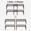 image:imageSTORAGE MANIAC Expandable Cabinet Organizer Shelf Set of 4 BrownBrown