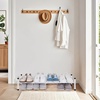 image:imageSTORAGE MANIAC Expandable Shoe Rack 16 Pairs Stackable Small Shoe Rack Metal Adjustable Shoes Organizer for Closet Entryway Hallway Garage Front Door Shoes Shelves Black 4 TierWhite