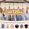image:imageSTORAGE MANIAC Garment Bags for Hanging Clothes 57Inch Beige 2PackBeige