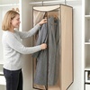 image:imageSTORAGE MANIAC Garment Bags for Hanging Clothes 57Inch Beige 2PackBeige