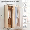 image:imageSTORAGE MANIAC Garment Bags for Hanging Clothes 57Inch Beige 2PackBeige