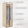 image:imageSTORAGE MANIAC Garment Bags for Hanging Clothes 57Inch Beige 2PackBeige