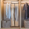 image:imageSTORAGE MANIAC Garment Bags for Hanging Clothes 57Inch Beige 2PackBeige