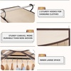 image:imageSTORAGE MANIAC Garment Bags for Hanging Clothes 57Inch Beige 2PackBeige