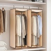 image:imageSTORAGE MANIAC Garment Bags for Hanging Clothes 57Inch Beige 2PackBeige