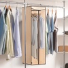 image:imageSTORAGE MANIAC Garment Bags for Hanging Clothes 57Inch Beige 2PackBeige
