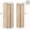 image:imageSTORAGE MANIAC Garment Bags for Hanging Clothes 57Inch Beige 2PackBeige