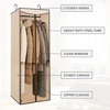 image:imageSTORAGE MANIAC Garment Bags for Hanging Clothes 57Inch Beige 2PackBeige