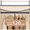image:imageSTORAGE MANIAC Garment Bags for Hanging Clothes 57Inch Beige 2PackBeige