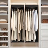 image:imageSTORAGE MANIAC Garment Bags for Hanging Clothes 57Inch Beige 2PackBlack