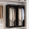image:imageSTORAGE MANIAC Garment Bags for Hanging Clothes 57Inch Beige 2PackBlack