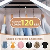 image:imageSTORAGE MANIAC Garment Bags for Hanging Clothes 57Inch Beige 2PackGrey