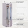 image:imageSTORAGE MANIAC Garment Bags for Hanging Clothes 57Inch Beige 2PackGrey