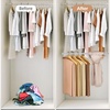 image:imageSTORAGE MANIAC Hanging Closet Rod Adjustable Width and Height Closet Hanging Organizer SpaceSaving Clothes Hanging Bar Closet Extender Hanging Rod Double Closet Hanging Rod 2 Pack Chrome2 Pack Chrome
