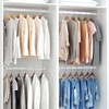 image:imageSTORAGE MANIAC Hanging Closet Rod Adjustable Width and Height Closet Hanging Organizer SpaceSaving Clothes Hanging Bar Closet Extender Hanging Rod Double Closet Hanging Rod 2 Pack Chrome1 Pack Chrome