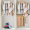 image:imageSTORAGE MANIAC Hanging Closet Rod Adjustable Width and Height Closet Hanging Organizer SpaceSaving Clothes Hanging Bar Closet Extender Hanging Rod Double Closet Hanging Rod 2 Pack Chrome2 Pack Black