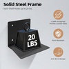 image:imageSTORAGE MANIAC Invisible Floating Bookshelves Wall Mounted WhiteBlack
