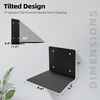 image:imageSTORAGE MANIAC Invisible Floating Bookshelves Wall Mounted WhiteBlack