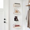 image:imageSTORAGE MANIAC Invisible Floating Bookshelves Wall Mounted WhiteBlack