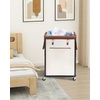 image:imageSTORAGE MANIAC Large Laundry Basket with Wheels 160L Rolling Laundry Hamper Laundry Cart with Metal Frame and Removable Bag Clothes Hamper for Bedroom Bathroom Dorm Room Laundry Room BeigeBeige