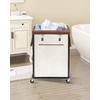 image:imageSTORAGE MANIAC Large Laundry Basket with Wheels 160L Rolling Laundry Hamper Laundry Cart with Metal Frame and Removable Bag Clothes Hamper for Bedroom Bathroom Dorm Room Laundry Room BeigeBeige
