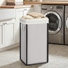 image:imageSTORAGE MANIAC Large Laundry Hamper 37 Gal Metal Laundry Basket with Removable Bag for Easy Carry Strong Dirty Clothes Hamper for Bedroom Bathroom Dorm College 140L GreyGray