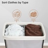 image:imageSTORAGE MANIAC Large Laundry Hamper 37 Gal Metal Laundry Basket with Removable Bag for Easy Carry Strong Dirty Clothes Hamper for Bedroom Bathroom Dorm College 140L GreyGray