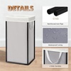 image:imageSTORAGE MANIAC Large Laundry Hamper 37 Gal Metal Laundry Basket with Removable Bag for Easy Carry Strong Dirty Clothes Hamper for Bedroom Bathroom Dorm College 140L GreyGray