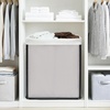 image:imageSTORAGE MANIAC Large Laundry Hamper 37 Gal Metal Laundry Basket with Removable Bag for Easy Carry Strong Dirty Clothes Hamper for Bedroom Bathroom Dorm College 140L GreyGray