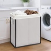 image:imageSTORAGE MANIAC Large Laundry Hamper 37 Gal Metal Laundry Basket with Removable Bag for Easy Carry Strong Dirty Clothes Hamper for Bedroom Bathroom Dorm College 140L GreyGray