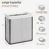 image:imageSTORAGE MANIAC Large Laundry Hamper 37 Gal Metal Laundry Basket with Removable Bag for Easy Carry Strong Dirty Clothes Hamper for Bedroom Bathroom Dorm College 140L GreyGray