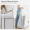 image:imageSTORAGE MANIAC Large Laundry Hamper 37 Gal Metal Laundry Basket with Removable Bag for Easy Carry Strong Dirty Clothes Hamper for Bedroom Bathroom Dorm College 140L GreyGray