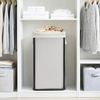 image:imageSTORAGE MANIAC Large Laundry Hamper 37 Gal Metal Laundry Basket with Removable Bag for Easy Carry Strong Dirty Clothes Hamper for Bedroom Bathroom Dorm College 140L GreyGray