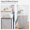 image:imageSTORAGE MANIAC Large Laundry Hamper 37 Gal Metal Laundry Basket with Removable Bag for Easy Carry Strong Dirty Clothes Hamper for Bedroom Bathroom Dorm College 140L GreyGray