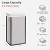 image:imageSTORAGE MANIAC Large Laundry Hamper 37 Gal Metal Laundry Basket with Removable Bag for Easy Carry Strong Dirty Clothes Hamper for Bedroom Bathroom Dorm College 140L GreyGray