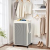 image:imageSTORAGE MANIAC Laundry Hamper with Wheels 90L 237 Gal Large Tall Rolling Laundry Basket with Removable and Washable Liner Bag Aesthetic Dirty Clothes Hamper for College Dorm OffwhiteOffwhite
