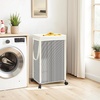 image:imageSTORAGE MANIAC Laundry Hamper with Wheels 90L 237 Gal Large Tall Rolling Laundry Basket with Removable and Washable Liner Bag Aesthetic Dirty Clothes Hamper for College Dorm OffwhiteOffwhite