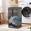 image:imageSTORAGE MANIAC Mesh Laundry Hamper 237 Gal Tall Laundry Basket for Airflow Strong Metal Dirty Clothes Hamper for College Dorm Bedroom Bathroom Clothes Bin White amp BlackBrown  Black
