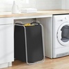 image:imageSTORAGE MANIAC Metal Rack Laundry Hamper Large Laundry Basket with Convenient Handle Freestanding Dirty Clothes Hamper for for Dorm College Small Space Closet Bedroom BlackBlack