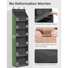 image:imageSTORAGE MANIAC Over the Door Organizer 6Shelf Closet Hanging Storage with 14 Mesh Pockets 66lbs Capacity Clear Deep Pockets Behind Door Storage for Nursery Bathroom Bedroom 1 Pack BlackBlack